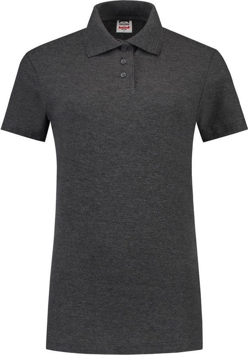 Tricorp  Poloshirt Dames 201010 Antraciet - Maat 3XL