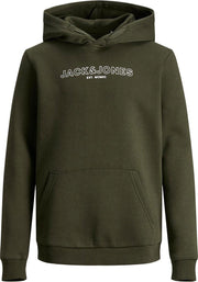 Jack & Jones sweater jongens - groen - JJbank - maat 164