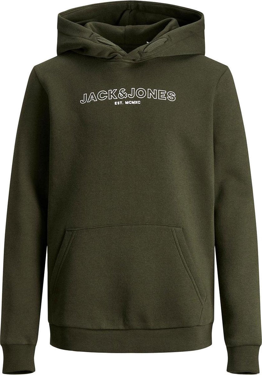 Jack & Jones sweater jongens - groen - JJbank - maat 164