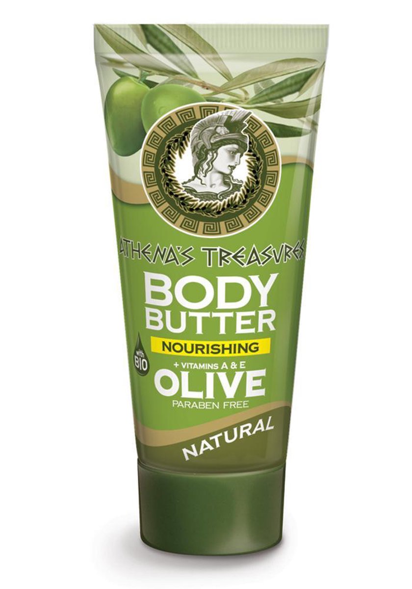 Pharmaid Athenas Treasures Body Butter Bio Olive Natural 60ml | Nourishing | Huidverzorging