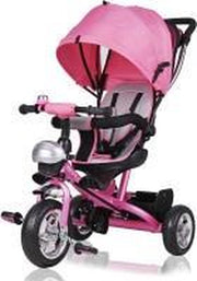 Deuba kinderfiets/driewieler -Roze- Duwstang