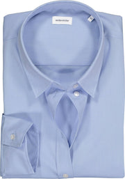 Seidensticker dames blouse regular fit - lichtblauw -  Maat: 42