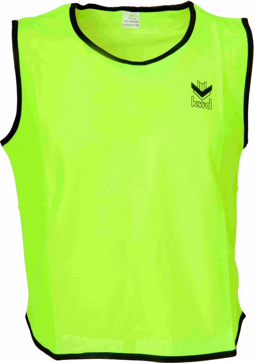 KWD Overgooier/Hesje Basic met logo - Neon Geel - Maat 116/128