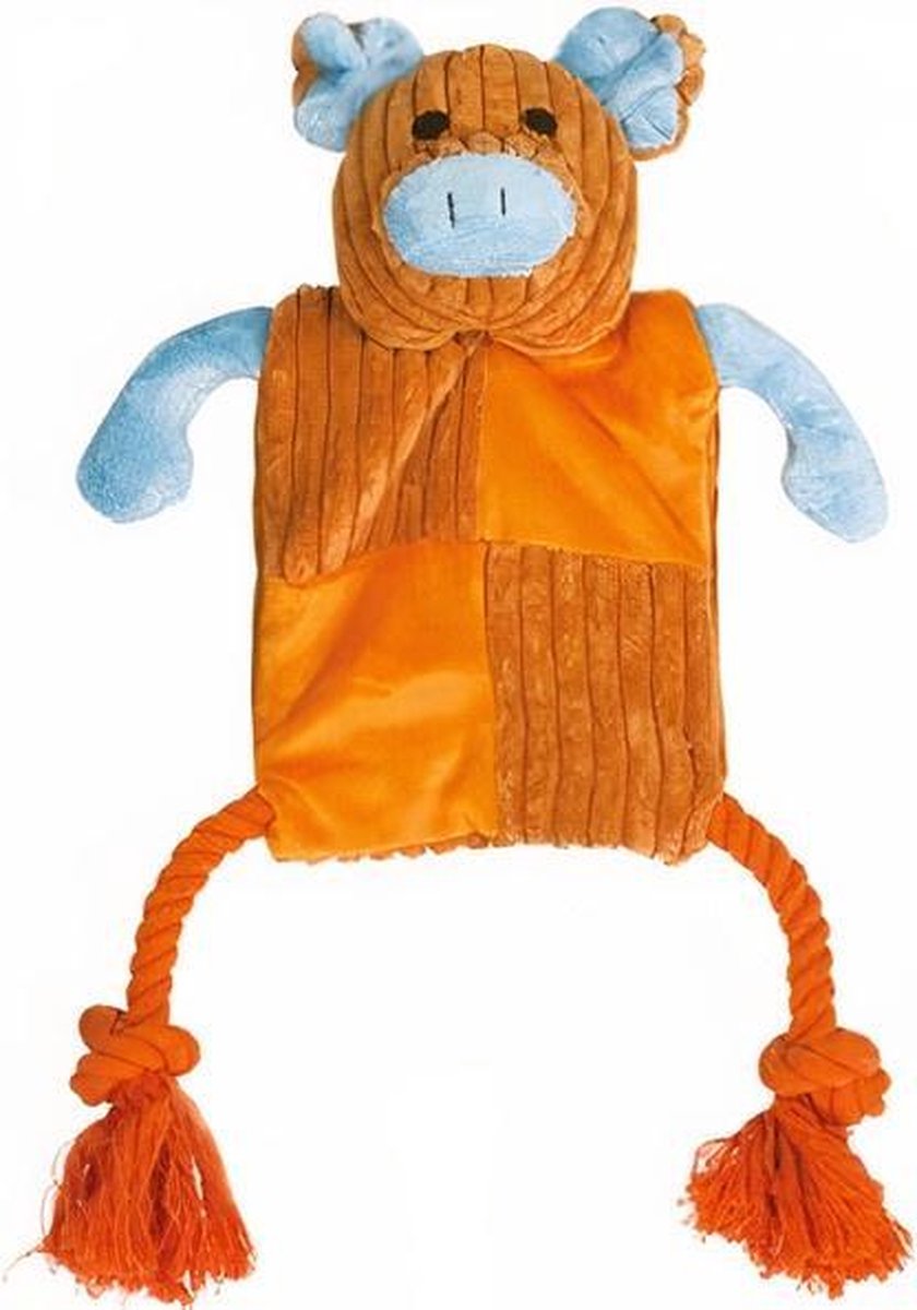 M-pets Hondenknuffel Los Gringos 40 Cm Pluche/katoen Oranje