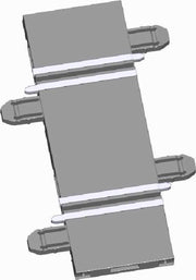 Policar - 61.4 Length Straight 4 X - modelbouwsets