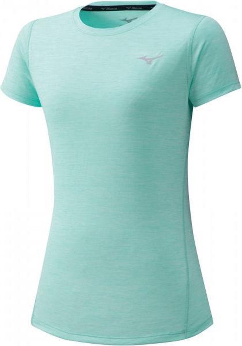 Mizuno Impulse Core Shirt Dames - turquoise - maat M