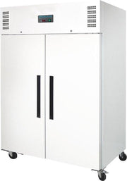 Polar 2-deurs vriezer wit 1200ltr