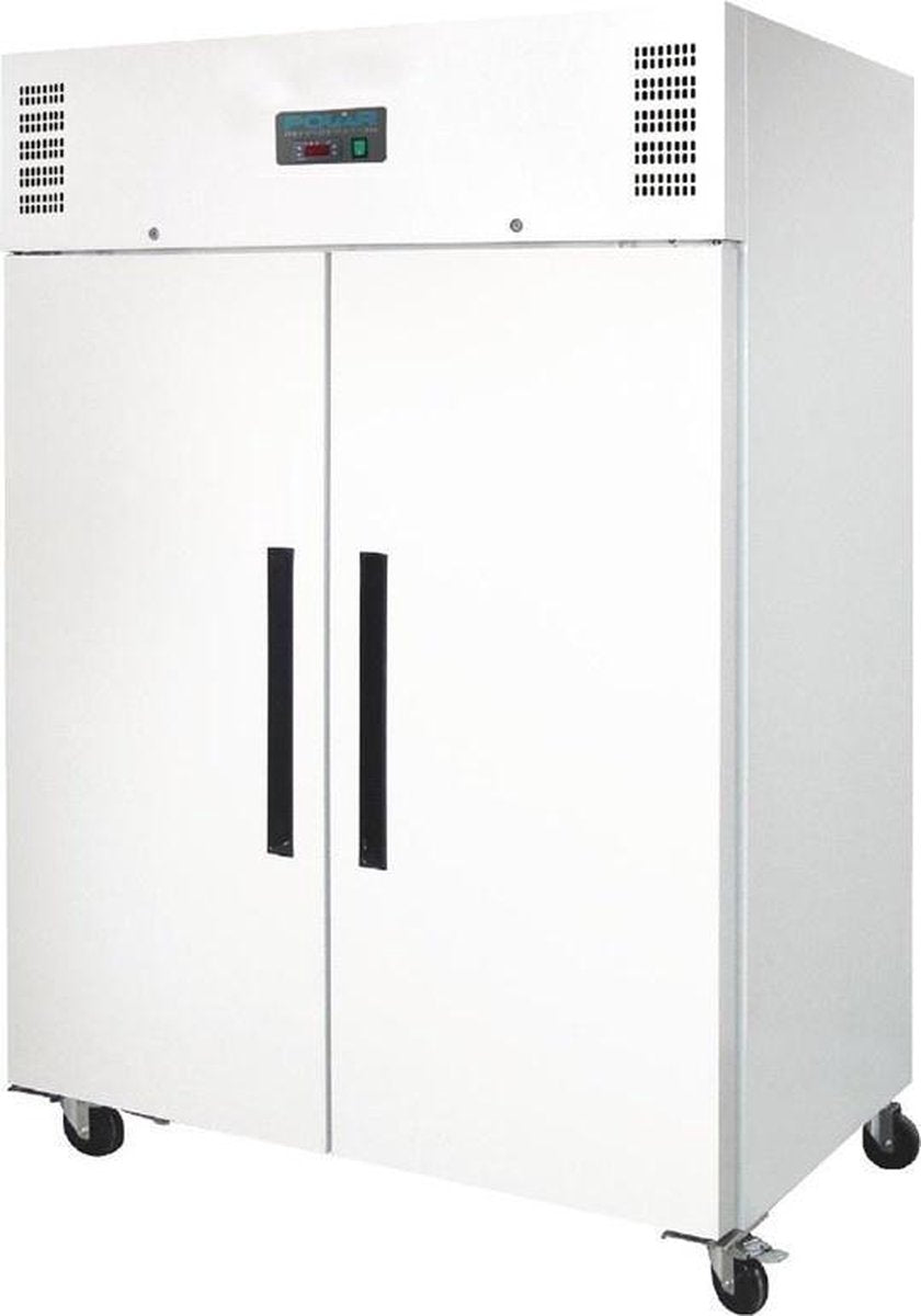 Polar 2-deurs vriezer wit 1200ltr