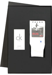 Unisex cadeaubox: Ck One parfum + Falke Run -  Maat: 37-38