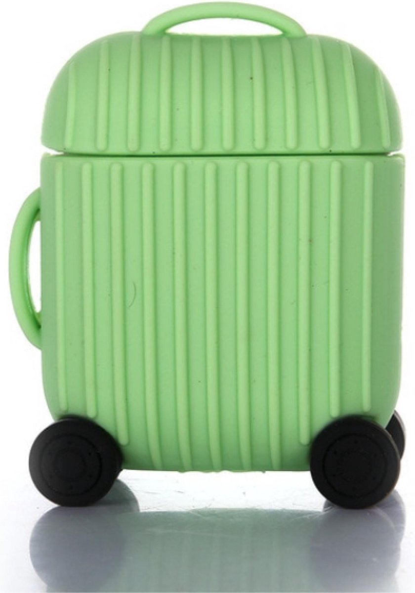 Hidzo Hoes Voor Apple's Airpods - Koffer - Groen