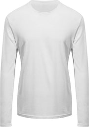 AWDis Ecologie Volwassenen Unisex Erawan Organische Lange Mouwen Tee (Arctisch Wit)