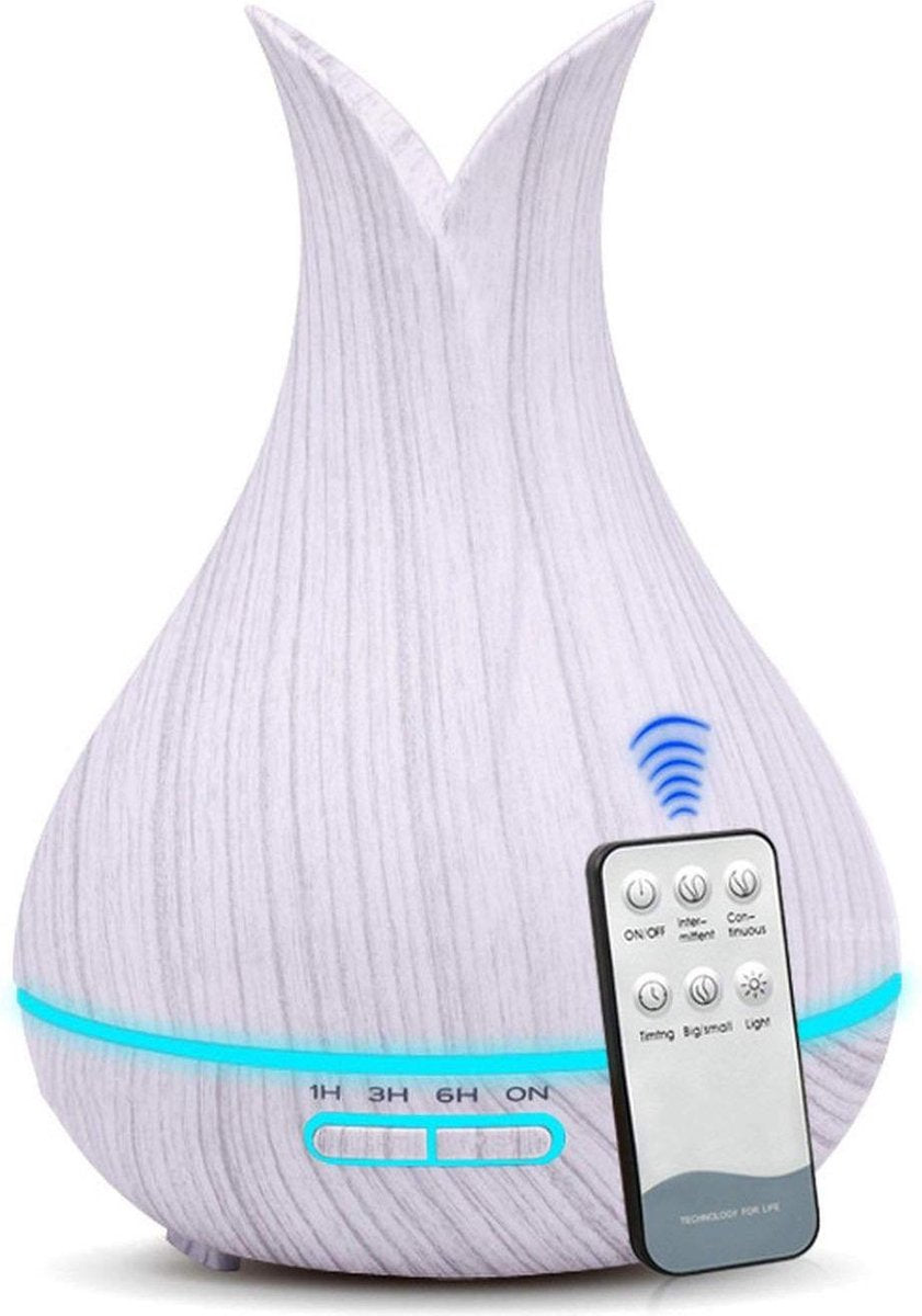 JAP AD17 - Aroma diffuser - Luchtverfrisser - Met afstandsbediening  - Wit