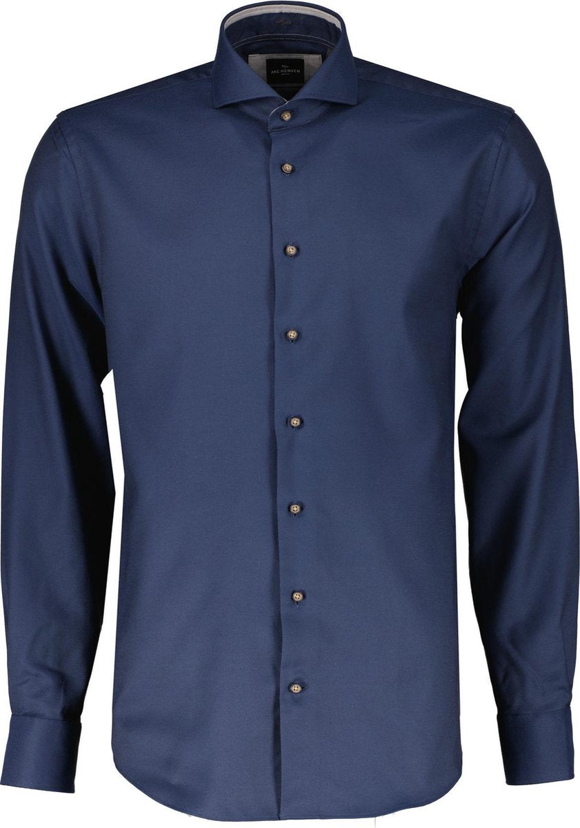 Jac Hensen Overhemd - Modern Fit - Blauw - 48