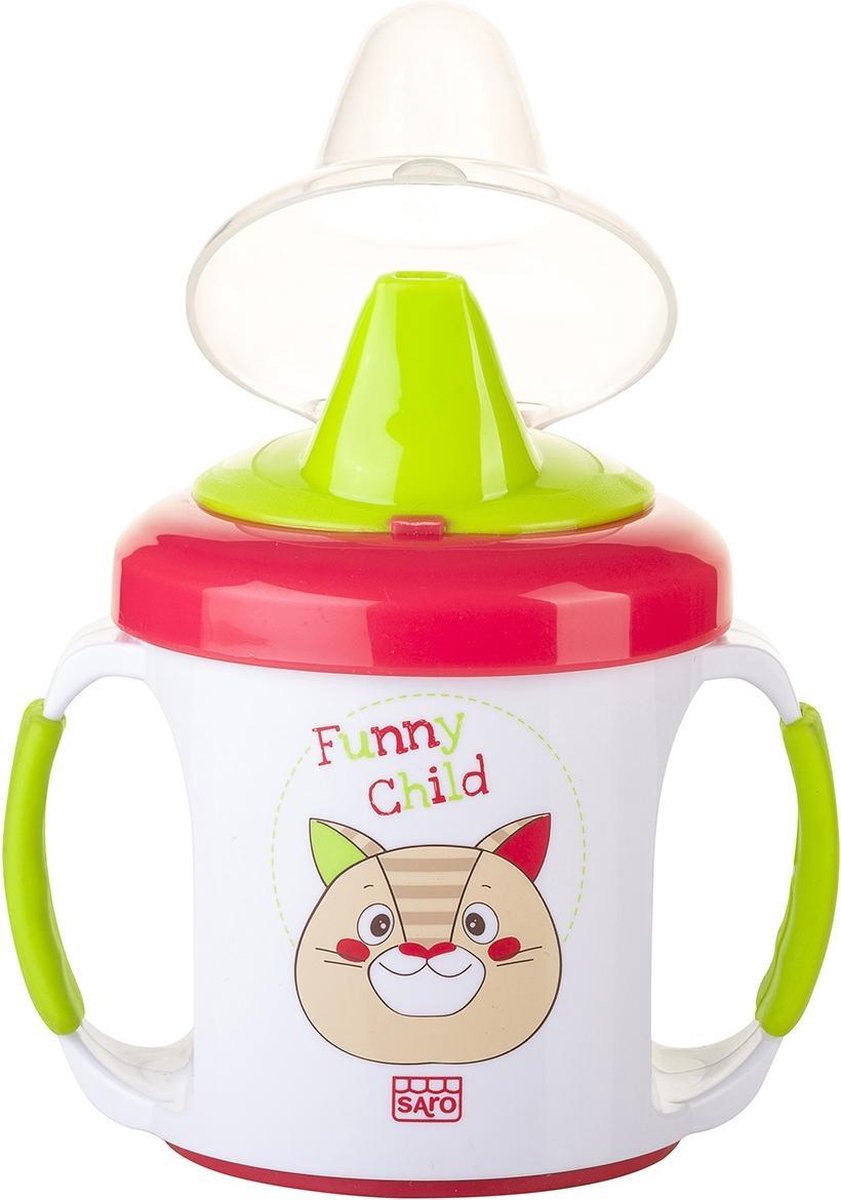 Saro Tuitbeker Anti-lek Funny Child Wit/rood/groen