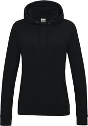 Awdis Gewoon Hoods Vrouwen/dames Girlie College Pullover Hoodie (Diep zwart)