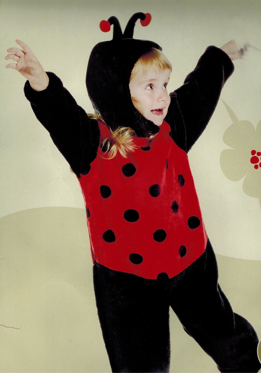 DREAMLAND - verkleedkleding - Thema: Lieve heersbeestje - 2 delig - Maat 98