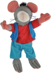 Kikker-Handpop 40 cm Rat - dieren - knuffel - poppenkast -