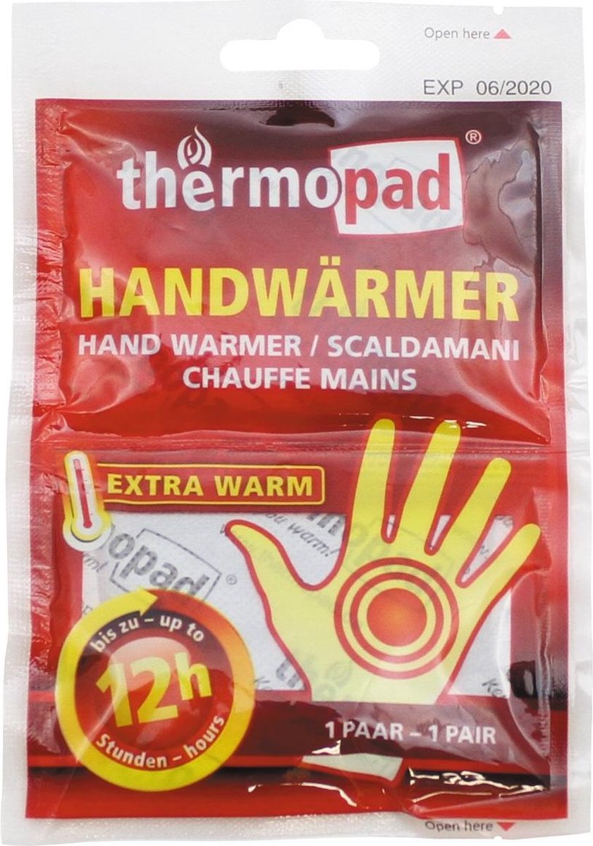 Thermopad handwarmers - 12 uur warmte! Heerlijk winter artikel