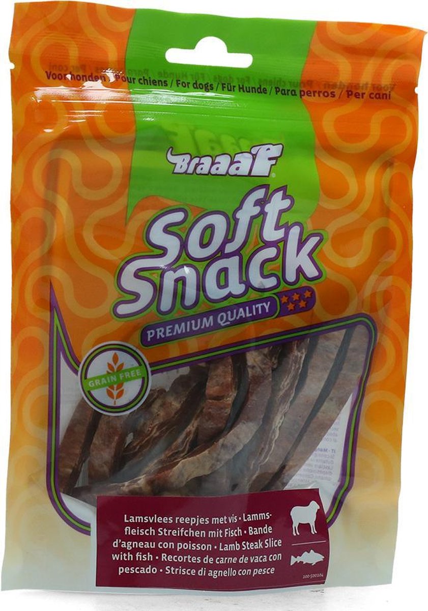 Braaaf Beef Steak Slice with fish 12 cm