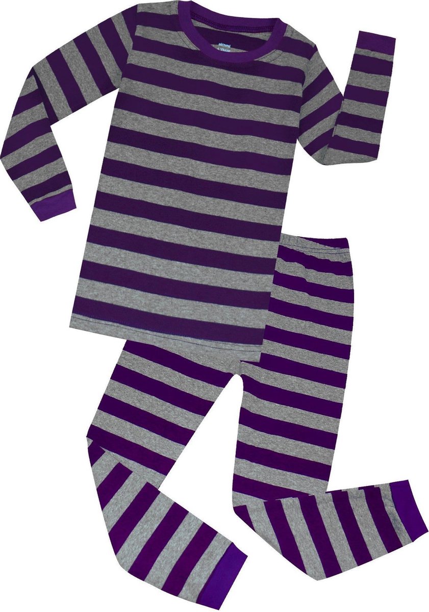 Elowel - Jongen en Meises Gestreepte Pyjama