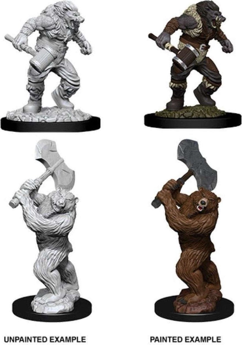 D&D Nolzur's Marvelous Miniatures - Wereboar & Werebear