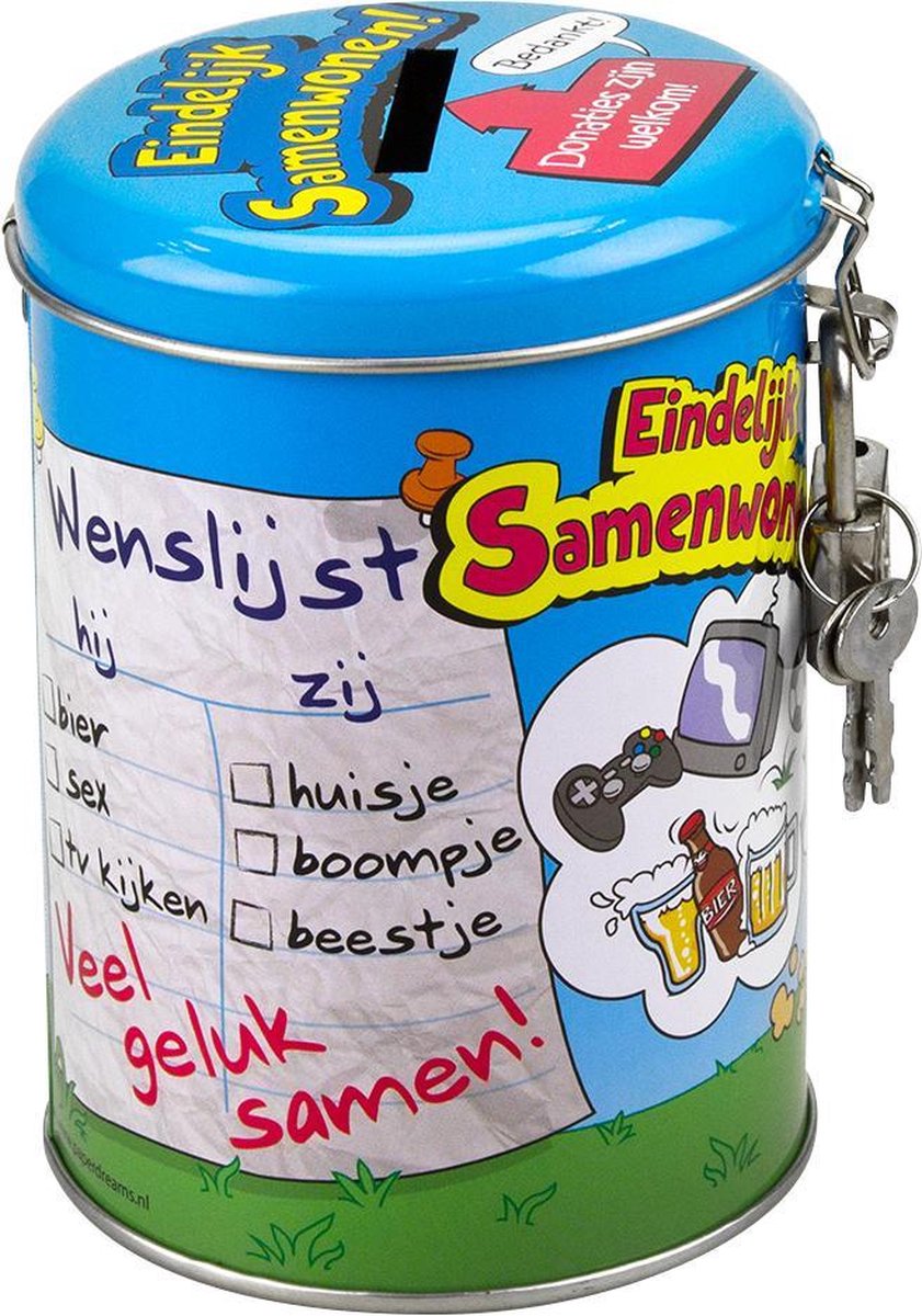 Spaarpot Samenwonen 11cm