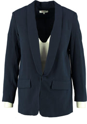 Morgan stevige gevoerde donkerblauwe blazer - Maat 36