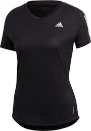 adidas Own The Run Cooler Shirt Dames - zwart - maat XS
