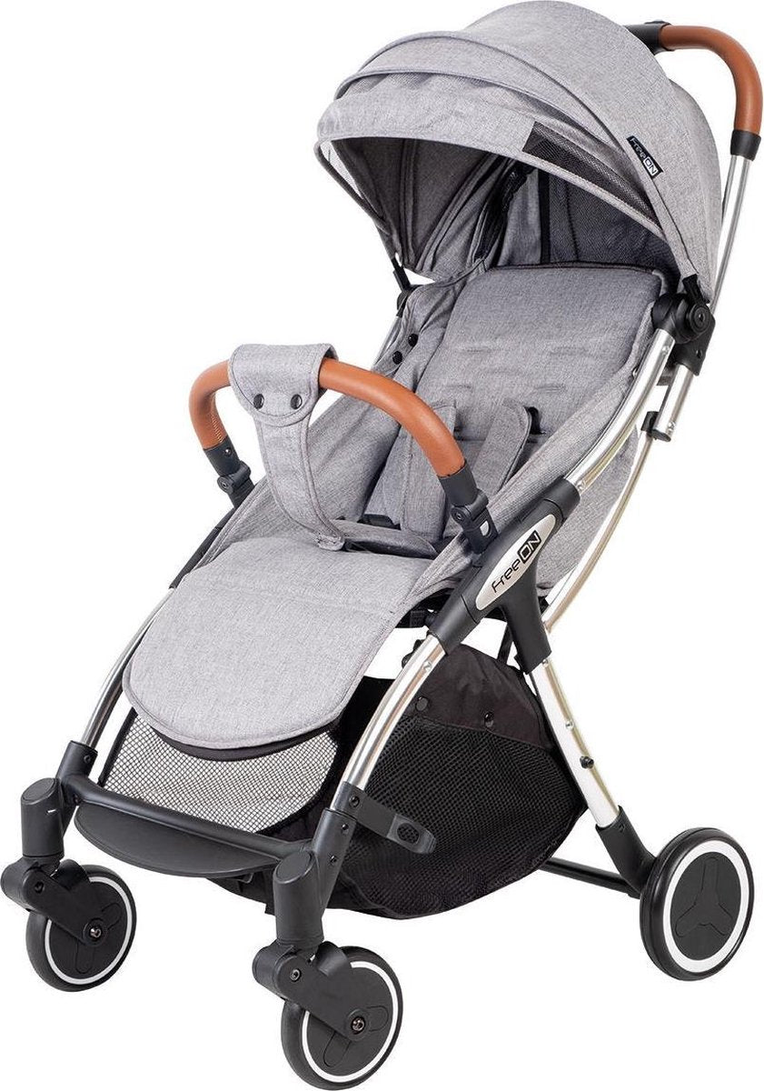 FreeOn wandelwagen Nano Grijs - autofolding wandelwagen geschikt van 0-22kg