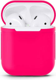 AirPods Hoesje - Siliconen Bescherm Case Hoesje - Roze - Smartphonica