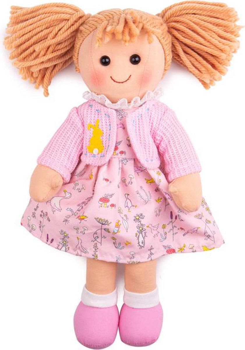 Bigjigs babypop stoffen pop Ella 30cm