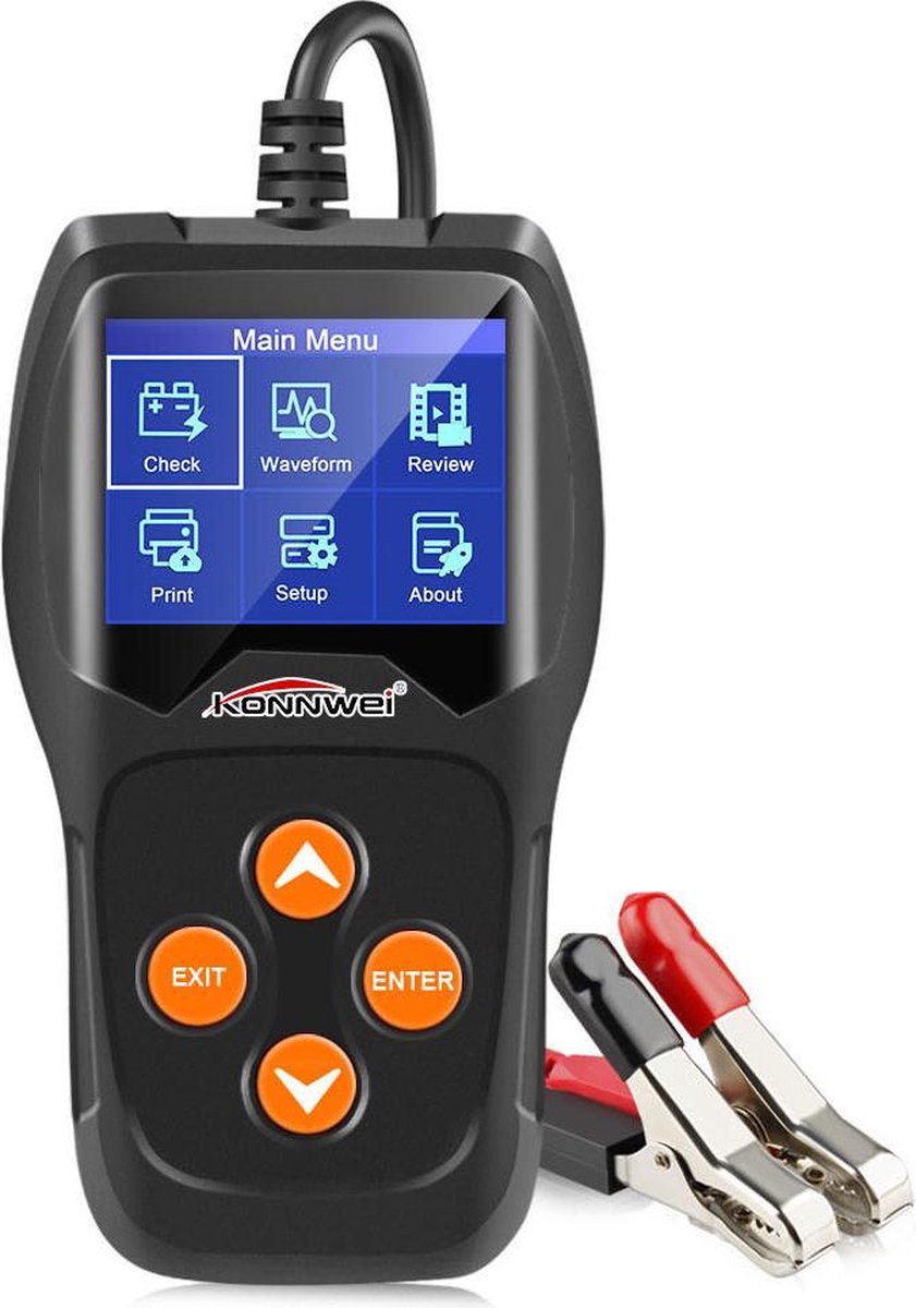 Professionele Auto & Motor Accu Batterij tester 12V KW600