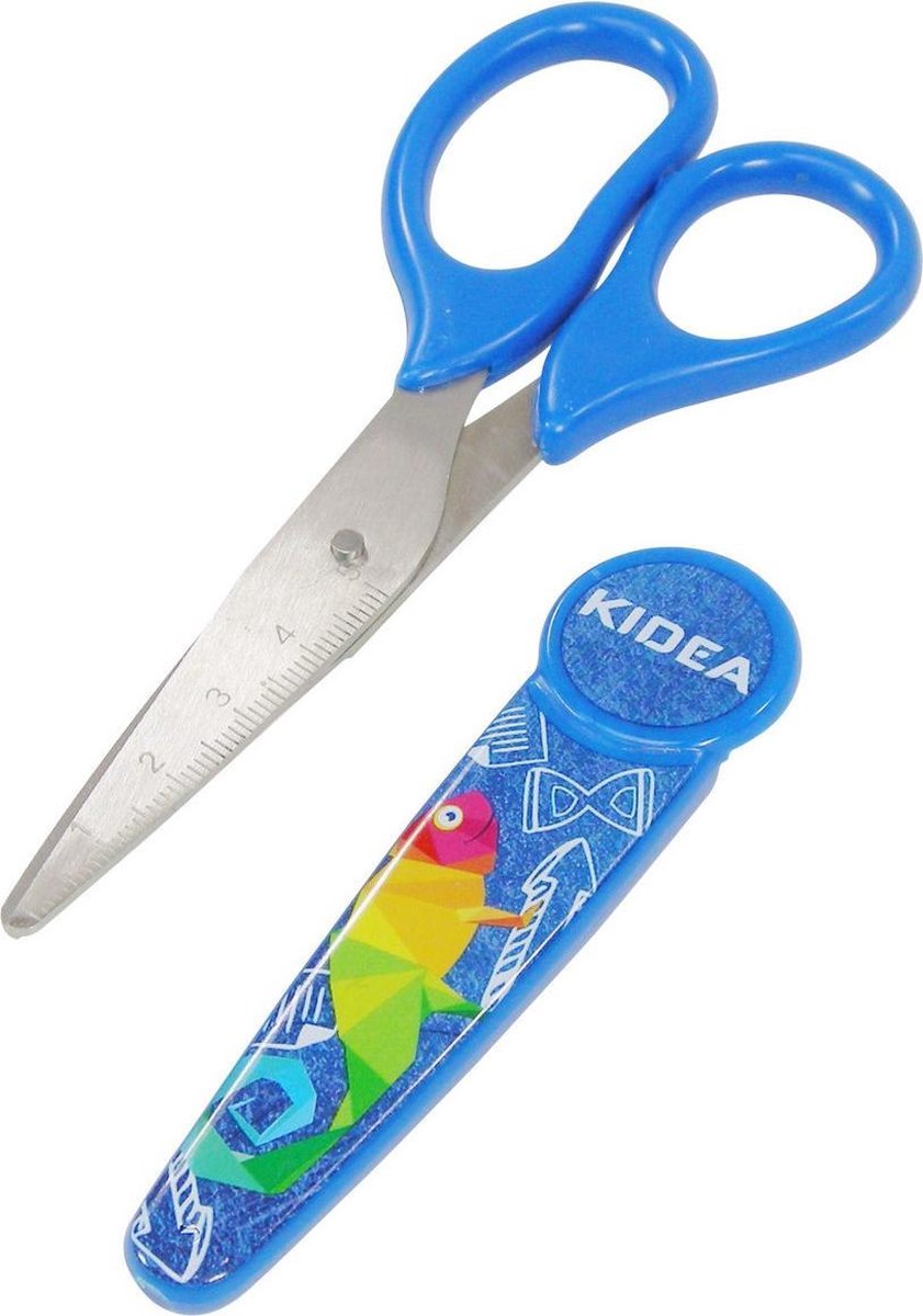 Kidea Knutselschaar Met Houder Blauw 13