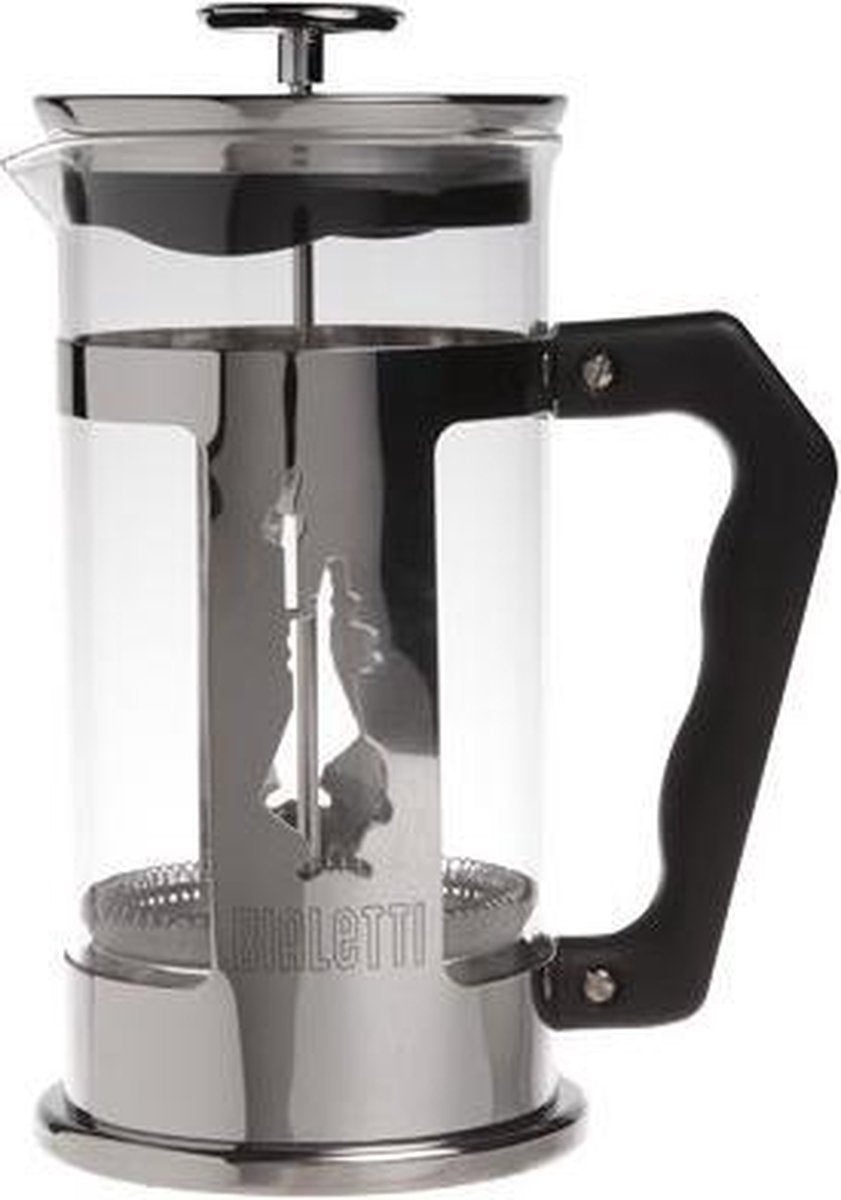 Bialetti Preziosa - French Press - 1L - Borosolicaat-Inox 18-10 en Yourkitchen E-kookboek