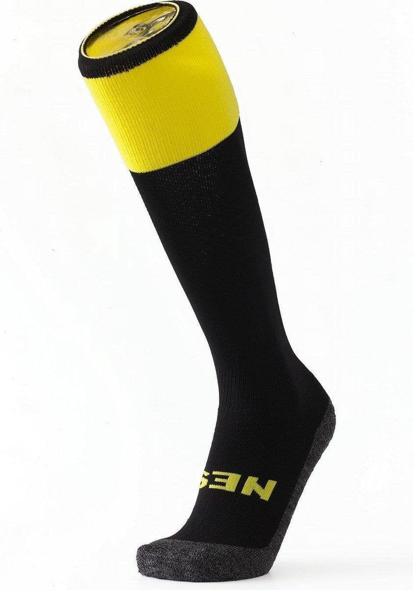 Nes Voetbalkousen Combi - Zwart Geel - Hockeykousen - Rugbykousen - Sportkousen