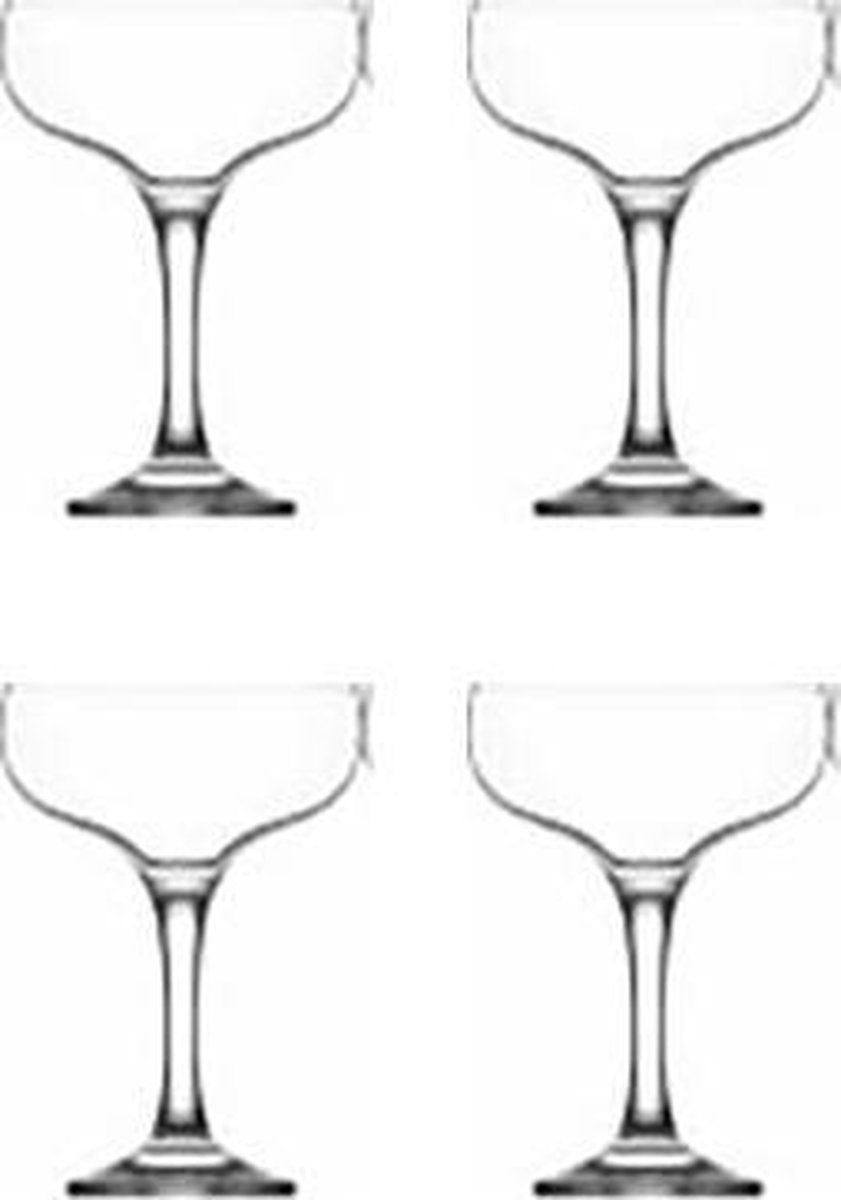 Kitchen Trend CHAMPAGNEGLAS MONACO SET VAN 4