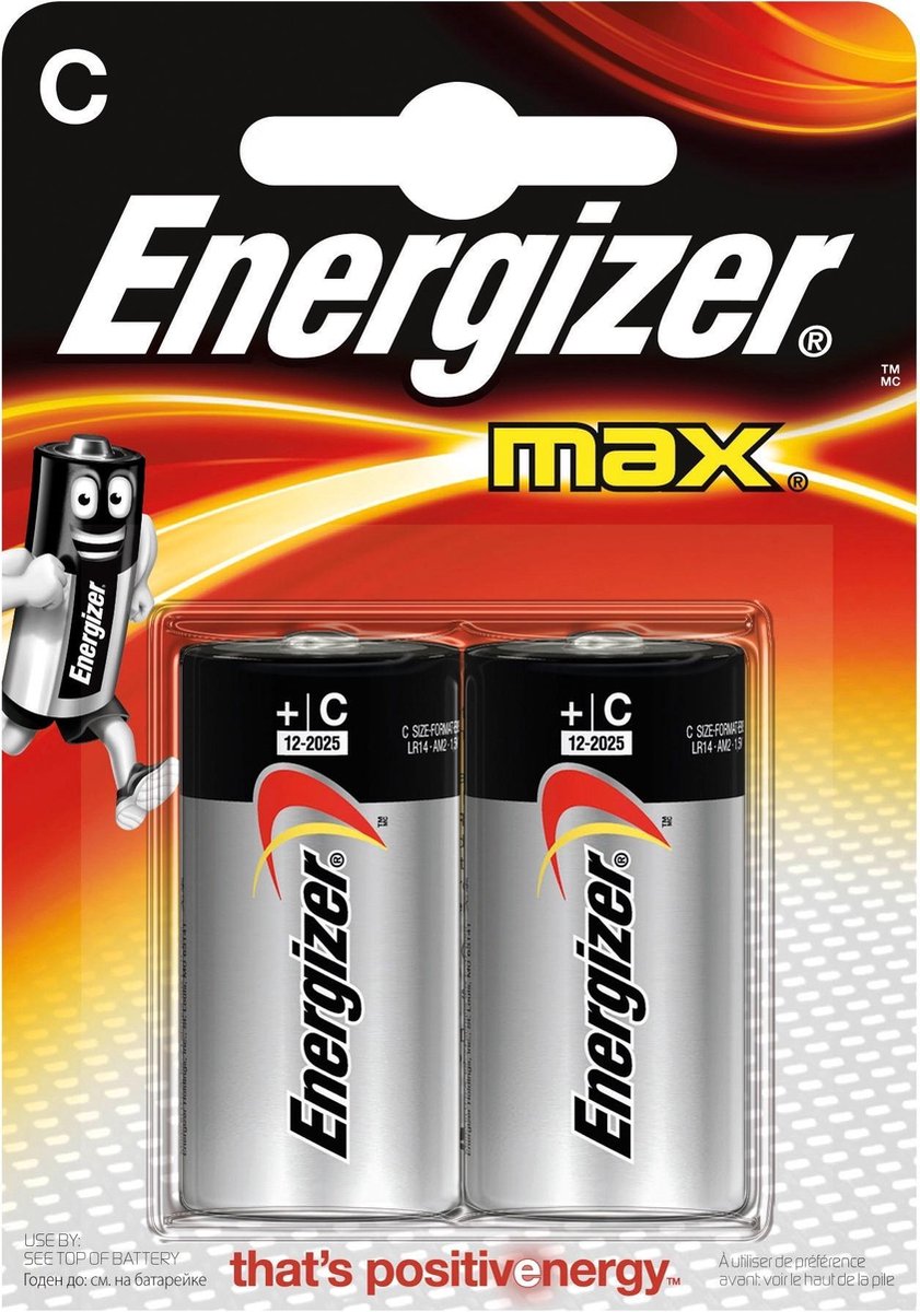 Energizer MAX 2 batterijen C