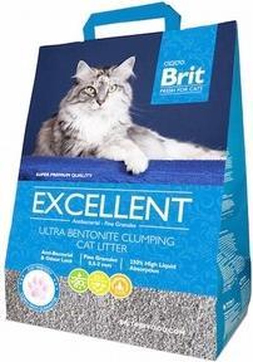 Brit Excelent kattenbakvulling klontvormend