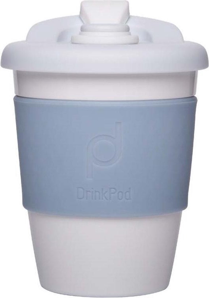 Herbruikbare Koffiebeker - 340ml -  Winter White - Kunststof - Pioneer