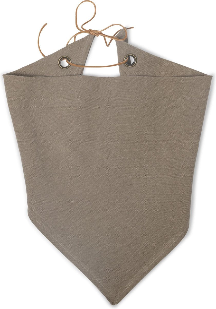 Cooper & Quint Lace Me Up Bandana - Coffee - 35 x 35 cm