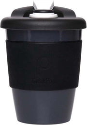 Herbruikbare Koffiebeker - 340ml -  Zwart - Kunststof - Pioneer
