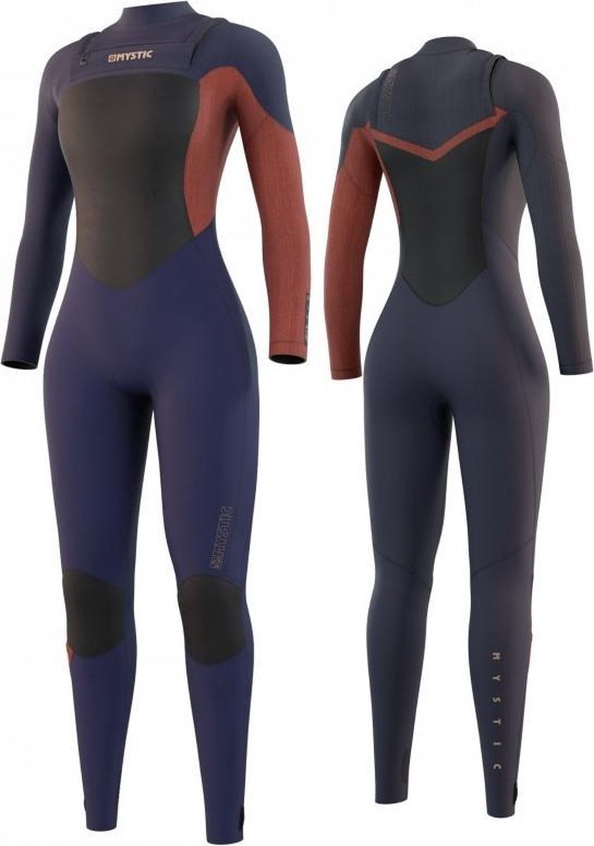 Mystic Dames Wetsuit Marshall 5/3 Front Zip - Night Blue S