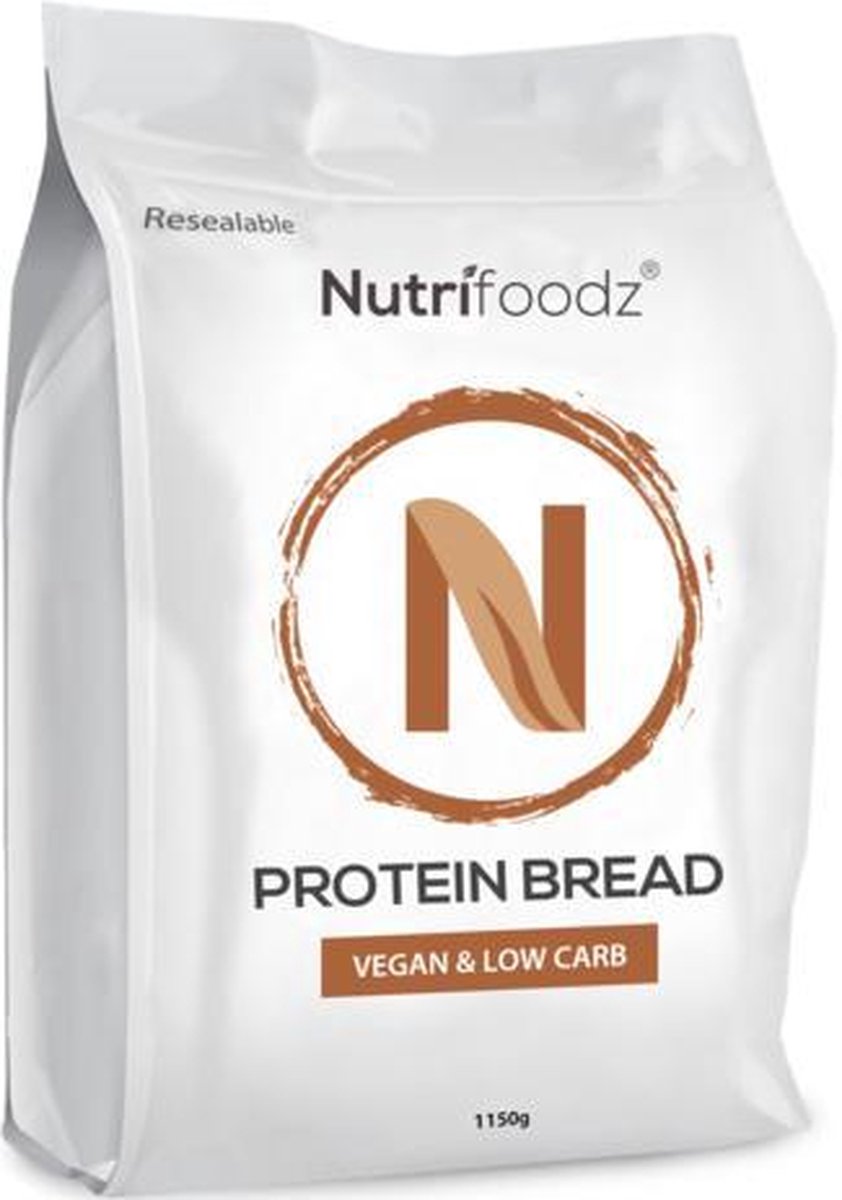 Nutrifoodz® Protein Bread - Koolhydraatarm brood - 100% Vegan - 5 broden - Low Carb - High protein