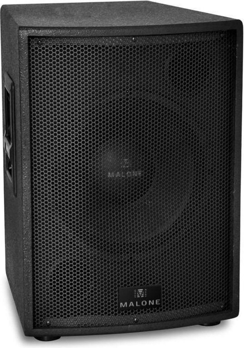 Malone PW-15A-M 1000 W Actieve subwoofer Zwart