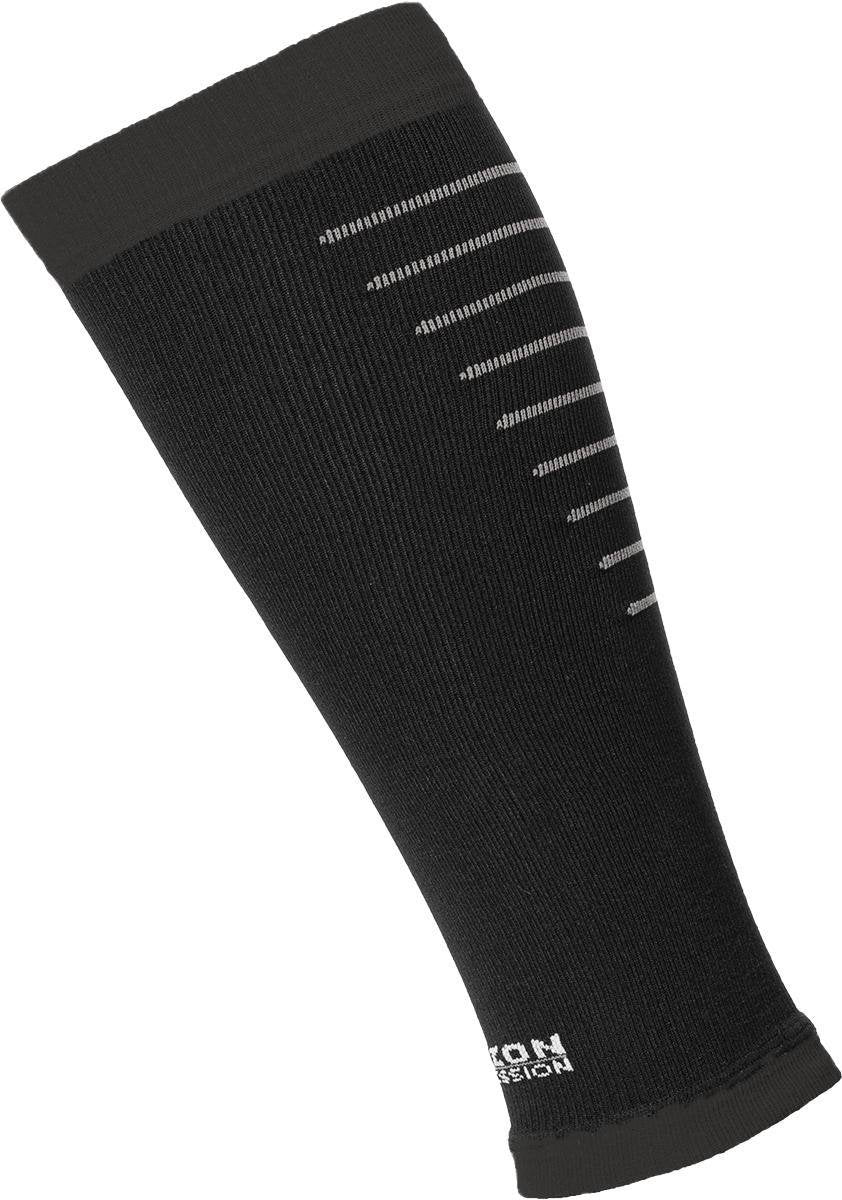 Horizon Calf sleeves Compressie tubes zwart / reflectie Small (kuit 28-36cm)