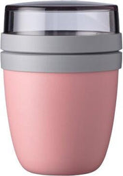 Mepal – Lunchpot Ellipse mini – Praktische muesli beker to go – Nordic pink – Geschikt voor vriezer