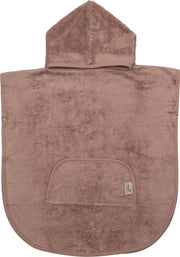 Timboo poncho Mellow Mauve  - Bamboe - Extra zacht - Handdoek - 1/4 jaar - Paars