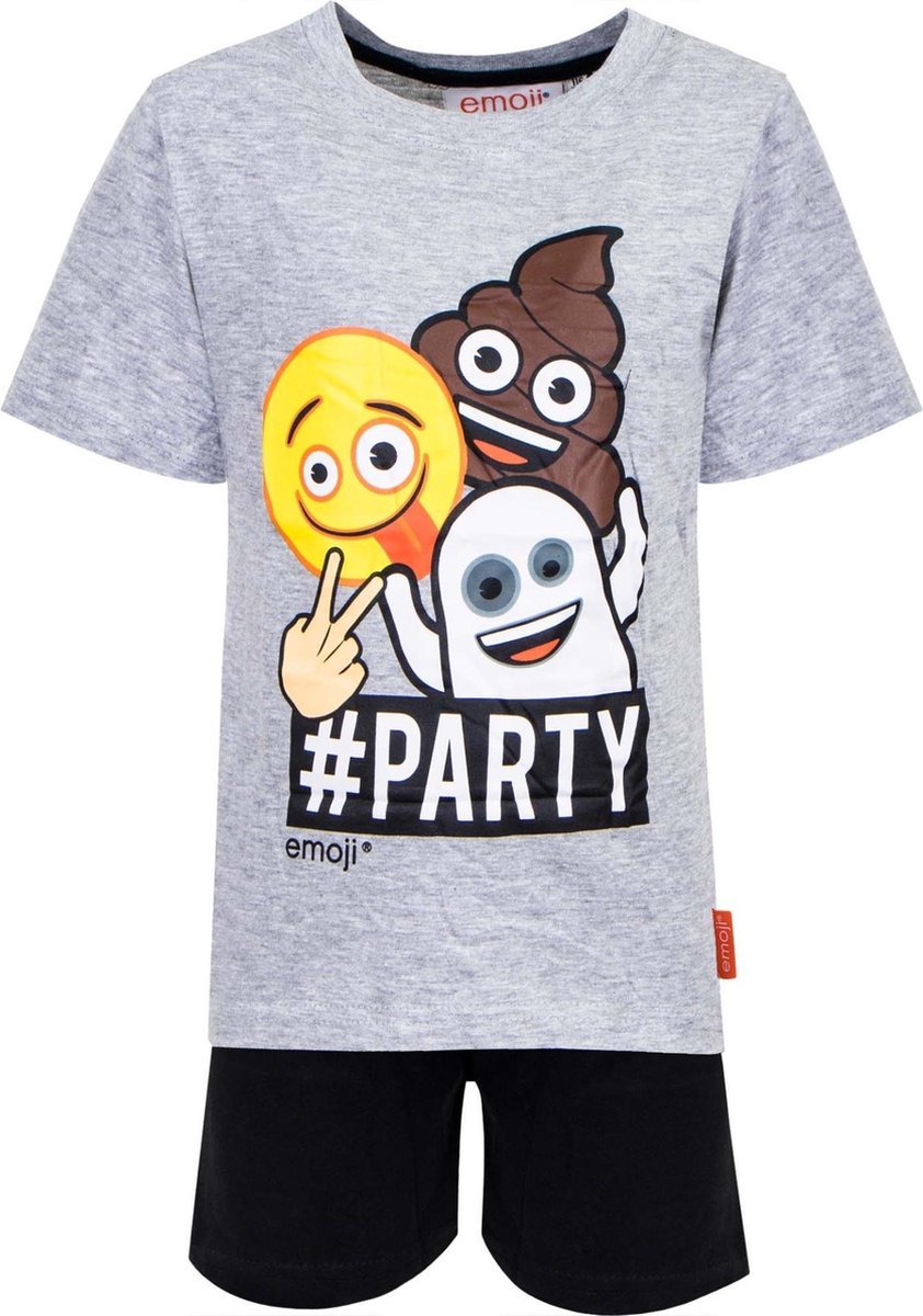 Shortama - pyjama Emoij maat 134/140