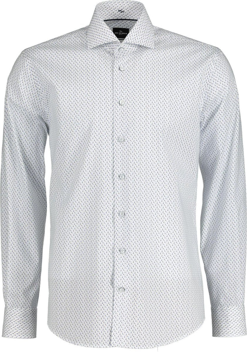 Jac Hensen Overhemd - Modern Fit - Blauw - 48