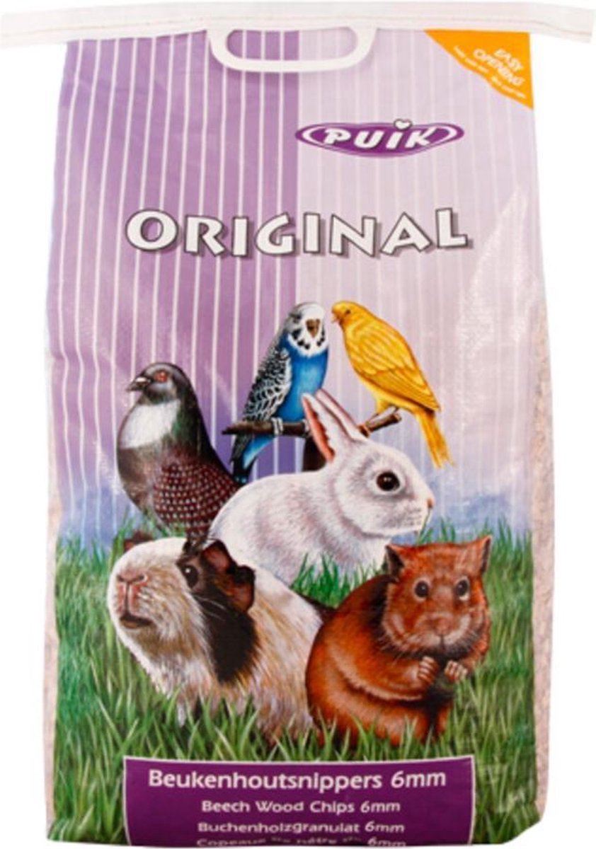 4x Puik Beukenhoutsnippers Fijn 6 mm 5 kg